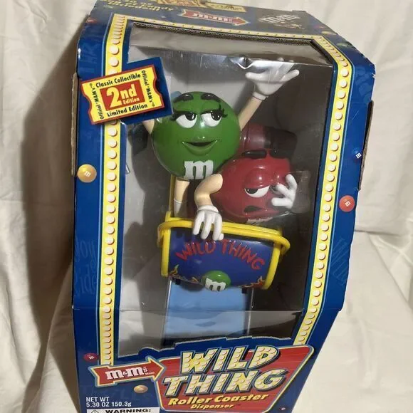 M&M's Wild Thing Roller Coaster Candy Dispenser Brand New In Box Limited Edition - Picture 1 of 13